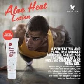 HARNESS  THE POWER  OF THE  ALOE  HEAT  LOTION... 